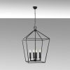Modern Black Wall Lamp, MDF Body, 60 x 12 x 33 cm, E27 Socket (Max 40W), IP20, Pluggable, Laser-Cut Design, Stylish & Functional Lighting for Any Space