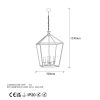 Modern Black Wall Lamp, MDF Body, 60 x 12 x 33 cm, E27 Socket (Max 40W), IP20, Pluggable, Laser-Cut Design, Stylish & Functional Lighting for Any Space