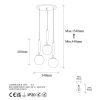 Modern Black Wall Lamp, MDF Body, 60 x 12 x 33 cm, E27 Socket (Max 40W), IP20, Pluggable, Laser-Cut Design, Stylish & Functional Lighting for Any Space