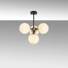 Modern Black Wall Lamp, MDF Body, 60 x 12 x 33 cm, E27 Socket (Max 40W), IP20, Pluggable, Laser-Cut Design, Stylish & Functional Lighting for Any Space