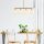 Elegant Vintage Chandelier, Adjustable Height 70 x 15 x 43-87 cm, Metal Body & Glass Cap, 4 x E14 Max 40W, Copper Finish, Perfect for Modern Glam & Scandinavian Decor, IP20 Rated, Stylish Lighting Solution