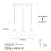 Modern Black Wall Lamp, MDF Body, 60 x 12 x 33 cm, E27 Socket (Max 40W), IP20, Pluggable, Laser-Cut Design, Stylish & Functional Lighting for Any Space
