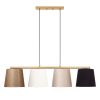 Modern Black Wall Lamp, MDF Body, 60 x 12 x 33 cm, E27 Socket (Max 40W), IP20, Pluggable, Laser-Cut Design, Stylish & Functional Lighting for Any Space