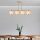 Elegant Vintage Chandelier, Metal Body, 107 x 20 x 68 cm | 4 x E27 Socket, Max 40W | Stylish Glam Design for Home Decor | IP20 Rated, Perfect for Living Room & Dining Spaces, Bulb Not Included