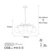 Modern Black Wall Lamp, MDF Body, 60 x 12 x 33 cm, E27 Socket (Max 40W), IP20, Pluggable, Laser-Cut Design, Stylish & Functional Lighting for Any Space