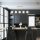 Modern Black Wall Lamp, MDF Body, 60 x 12 x 33 cm, E27 Socket (Max 40W), IP20, Pluggable, Laser-Cut Design, Stylish & Functional Lighting for Any Space