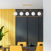 Modern Black Wall Lamp, MDF Body, 60 x 12 x 33 cm, E27 Socket (Max 40W), IP20, Pluggable, Laser-Cut Design, Stylish & Functional Lighting for Any Space