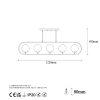 Modern Black Wall Lamp, MDF Body, 60 x 12 x 33 cm, E27 Socket (Max 40W), IP20, Pluggable, Laser-Cut Design, Stylish & Functional Lighting for Any Space