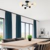 Modern Black Wall Lamp, MDF Body, 60 x 12 x 33 cm, E27 Socket (Max 40W), IP20, Pluggable, Laser-Cut Design, Stylish & Functional Lighting for Any Space
