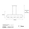 Modern Black Wall Lamp, MDF Body, 60 x 12 x 33 cm, E27 Socket (Max 40W), IP20, Pluggable, Laser-Cut Design, Stylish & Functional Lighting for Any Space