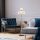 Modern Floor Lamp with Metal Body & Glass Cap, Vintage Design, 48 x 48 x 163 cm | 4 x E14 Socket, 200 cm Cable, IP20 | Stylish Lighting for Glam & Scandinavian Home Decor