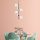 Elegant Vintage Chandelier, Adjustable Height 40 x 40 x 86-176 cm, Metal Body & Glass Cap, 6 x E14 Max 40W, Copper Finish, Perfect for Modern Glam & Scandinavian Decor, IP20 Rated