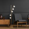 Modern Black Wall Lamp, MDF Body, 60 x 12 x 33 cm, E27 Socket (Max 40W), IP20, Pluggable, Laser-Cut Design, Stylish & Functional Lighting for Any Space
