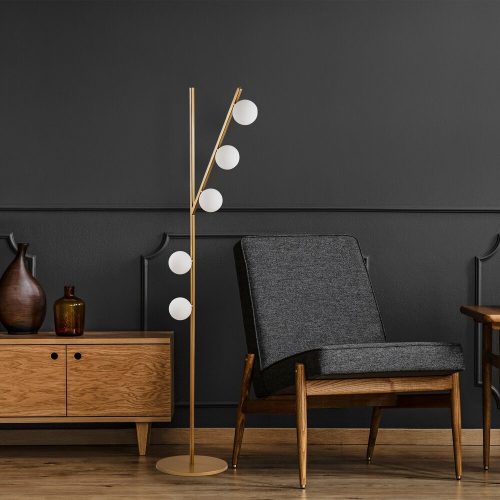 Modern Black Wall Lamp, MDF Body, 60 x 12 x 33 cm, E27 Socket (Max 40W), IP20, Pluggable, Laser-Cut Design, Stylish & Functional Lighting for Any Space