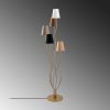 Modern Black Wall Lamp, MDF Body, 60 x 12 x 33 cm, E27 Socket (Max 40W), IP20, Pluggable, Laser-Cut Design, Stylish & Functional Lighting for Any Space