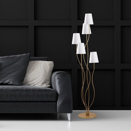 Modern Black Wall Lamp, MDF Body, 60 x 12 x 33 cm, E27 Socket (Max 40W), IP20, Pluggable, Laser-Cut Design, Stylish & Functional Lighting for Any Space