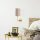 Modern Gold Wall Lamp, 12 x 21 x 32 cm, Metal Body, E27 Socket, Max 40W, Double Insulated Cable, IP20, Stylish Scandinavian Design for Home & Office, Elegant Novelty Lighting Fixture