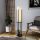 Modern Black Wall Lamp, MDF Body, 60 x 12 x 33 cm, E27 Socket (Max 40W), IP20, Pluggable, Laser-Cut Design, Stylish & Functional Lighting for Any Space