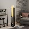 Modern Black Wall Lamp, MDF Body, 60 x 12 x 33 cm, E27 Socket (Max 40W), IP20, Pluggable, Laser-Cut Design, Stylish & Functional Lighting for Any Space
