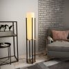 Modern Black Wall Lamp, MDF Body, 60 x 12 x 33 cm, E27 Socket (Max 40W), IP20, Pluggable, Laser-Cut Design, Stylish & Functional Lighting for Any Space