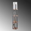 Scandinavian Floor Lamp, Black & Copper, 130 cm Height | Metal Body, 20 cm Cap Diameter, 1 x E27 Socket, Max 40W, 400 cm Cable, On/Off Switch | Stylish & Functional Lighting for Modern Spaces