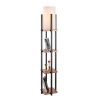 Scandinavian Floor Lamp, Black & Copper, 130 cm Height | Metal Body, 20 cm Cap Diameter, 1 x E27 Socket, Max 40W, 400 cm Cable, On/Off Switch | Stylish & Functional Lighting for Modern Spaces