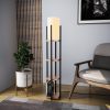 Modern Black Wall Lamp, MDF Body, 60 x 12 x 33 cm, E27 Socket (Max 40W), IP20, Pluggable, Laser-Cut Design, Stylish & Functional Lighting for Any Space