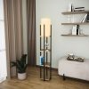 Modern Black Wall Lamp, MDF Body, 60 x 12 x 33 cm, E27 Socket (Max 40W), IP20, Pluggable, Laser-Cut Design, Stylish & Functional Lighting for Any Space
