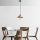 Industrial Scandinavian Chandelier, Black Metal Body, 32 x 32 cm, Height 78 cm, E27 Socket Max 40W, 90 cm Cable | Stylish Lighting for Modern Spaces