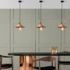 Industrial Scandinavian Chandelier, Black Metal Body, 32 x 32 cm, Height 78 cm, E27 Socket Max 40W, 90 cm Cable | Stylish Lighting for Modern Spaces