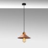 Industrial Scandinavian Chandelier, Black Metal Body, 32 x 32 cm, Height 78 cm, E27 Socket Max 40W, 90 cm Cable | Stylish Lighting for Modern Spaces