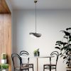 Industrial Scandinavian Chandelier, Black Metal Body, 32 x 32 cm, Height 78 cm, E27 Socket Max 40W, 90 cm Cable | Stylish Lighting for Modern Spaces