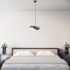 Industrial Scandinavian Chandelier, Black Metal Body, 32 x 32 cm, Height 78 cm, E27 Socket Max 40W, 90 cm Cable | Stylish Lighting for Modern Spaces