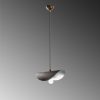 Industrial Scandinavian Chandelier, Black Metal Body, 32 x 32 cm, Height 78 cm, E27 Socket Max 40W, 90 cm Cable | Stylish Lighting for Modern Spaces