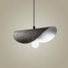 Industrial Scandinavian Chandelier, Black Metal Body, 32 x 32 cm, Height 78 cm, E27 Socket Max 40W, 90 cm Cable | Stylish Lighting for Modern Spaces