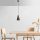 Industrial Scandinavian Chandelier, Black Metal Body, 32 x 32 cm, Height 78 cm, E27 Socket Max 40W, 90 cm Cable | Stylish Lighting for Modern Spaces