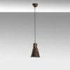 Industrial Scandinavian Chandelier, Black Metal Body, 32 x 32 cm, Height 78 cm, E27 Socket Max 40W, 90 cm Cable | Stylish Lighting for Modern Spaces