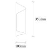 Industrial Scandinavian Chandelier, Black Metal Body, 32 x 32 cm, Height 78 cm, E27 Socket Max 40W, 90 cm Cable | Stylish Lighting for Modern Spaces