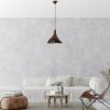 Industrial Scandinavian Chandelier, Black Metal Body, 32 x 32 cm, Height 78 cm, E27 Socket Max 40W, 90 cm Cable | Stylish Lighting for Modern Spaces