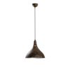 Industrial Scandinavian Chandelier, Black Metal Body, 32 x 32 cm, Height 78 cm, E27 Socket Max 40W, 90 cm Cable | Stylish Lighting for Modern Spaces