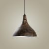 Industrial Scandinavian Chandelier, Black Metal Body, 32 x 32 cm, Height 78 cm, E27 Socket Max 40W, 90 cm Cable | Stylish Lighting for Modern Spaces