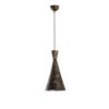 Industrial Scandinavian Chandelier, Black Metal Body, 32 x 32 cm, Height 78 cm, E27 Socket Max 40W, 90 cm Cable | Stylish Lighting for Modern Spaces