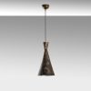 Industrial Scandinavian Chandelier, Black Metal Body, 32 x 32 cm, Height 78 cm, E27 Socket Max 40W, 90 cm Cable | Stylish Lighting for Modern Spaces