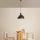 Industrial Scandinavian Chandelier, Black Metal Body, 32 x 32 cm, Height 78 cm, E27 Socket Max 40W, 90 cm Cable | Stylish Lighting for Modern Spaces