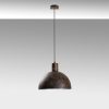Industrial Scandinavian Chandelier, Black Metal Body, 32 x 32 cm, Height 78 cm, E27 Socket Max 40W, 90 cm Cable | Stylish Lighting for Modern Spaces