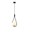 Industrial Scandinavian Chandelier, Black Metal Body, 32 x 32 cm, Height 78 cm, E27 Socket Max 40W, 90 cm Cable | Stylish Lighting for Modern Spaces