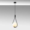 Industrial Scandinavian Chandelier, Black Metal Body, 32 x 32 cm, Height 78 cm, E27 Socket Max 40W, 90 cm Cable | Stylish Lighting for Modern Spaces