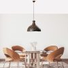 Industrial Scandinavian Chandelier, Black Metal Body, 32 x 32 cm, Height 78 cm, E27 Socket Max 40W, 90 cm Cable | Stylish Lighting for Modern Spaces