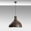 Industrial Scandinavian Chandelier, Black Metal Body, 32 x 32 cm, Height 78 cm, E27 Socket Max 40W, 90 cm Cable | Stylish Lighting for Modern Spaces