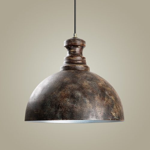 Elegant, adjustable chandelier, antique surface, Ø40 x 37 cm | Metal housing, Height 44-134 cm, Ø10 Base plate, 90 cm Cable | E27 socket, max 40W, IP20 | Perfect for modern living spaces and dining rooms